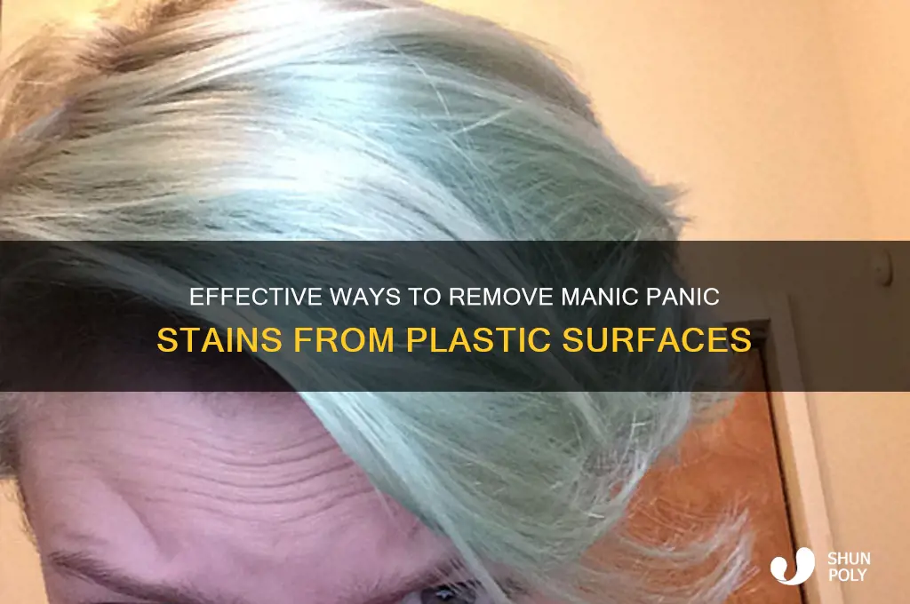 how to get rid of manic panic from plastic