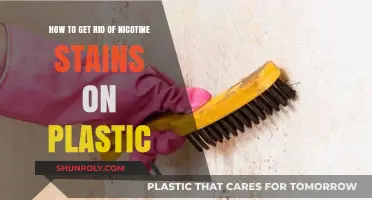 Effective Ways to Remove Nicotine Stains from Plastic Surfaces