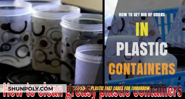 Eliminating Odors from Plastic Containers: Effective Methods