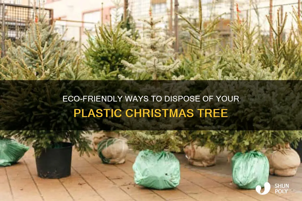 how to get rid of plastic christmas tree