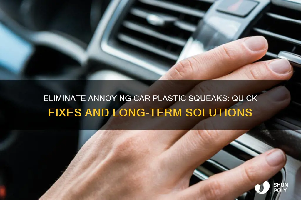 how to get rid of plastic squeaks in car
