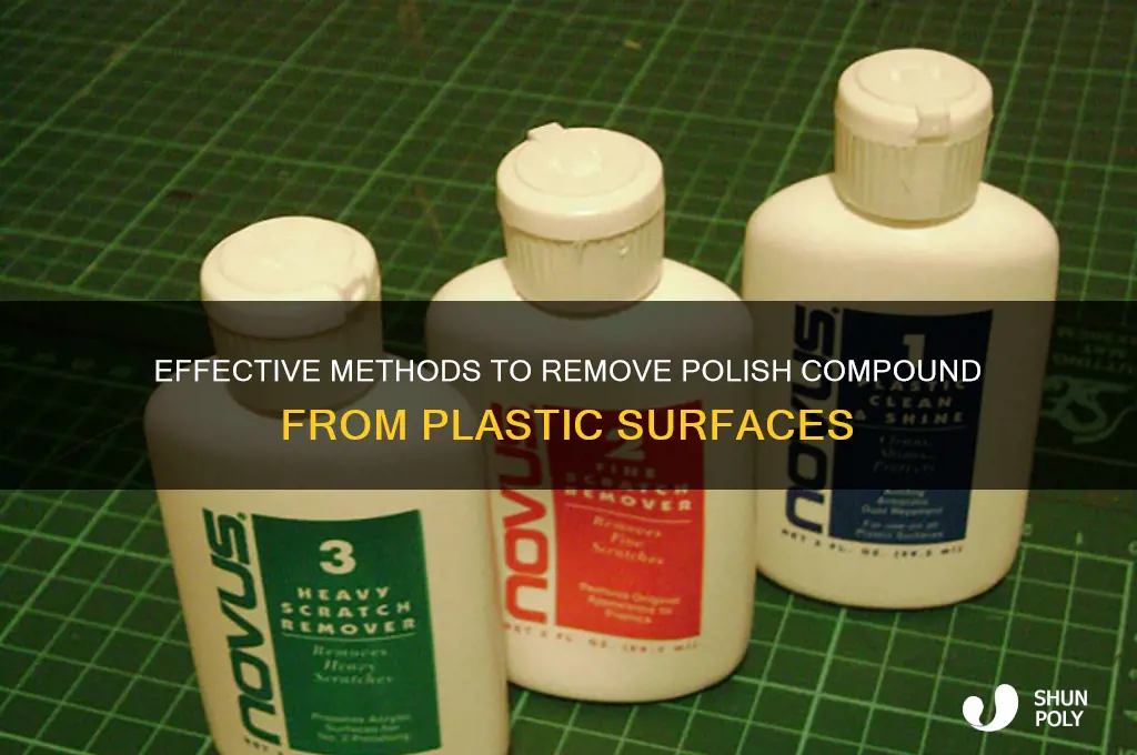 how to get rid of polish compound from plastic