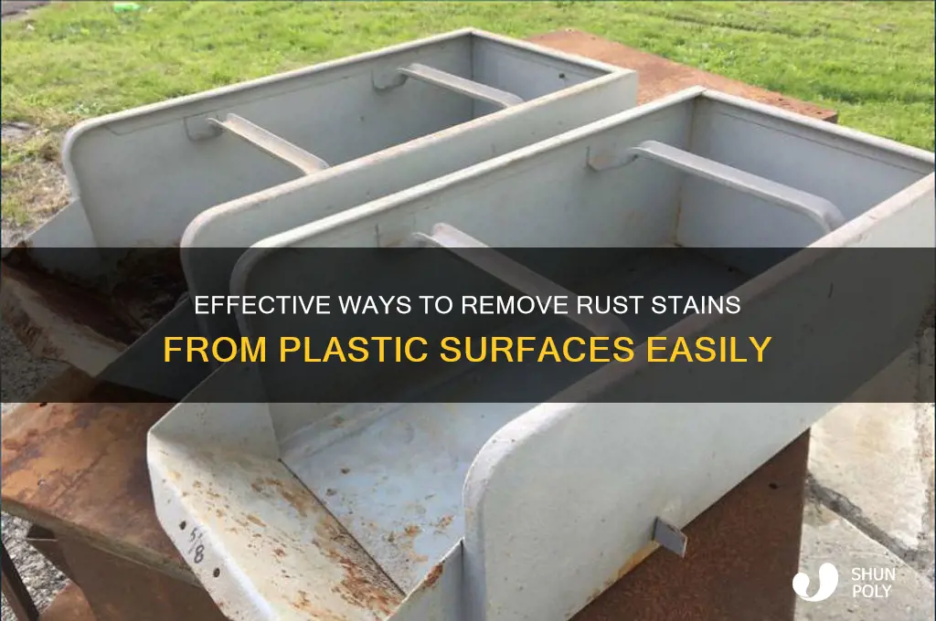 how to get rid of rust on plastic