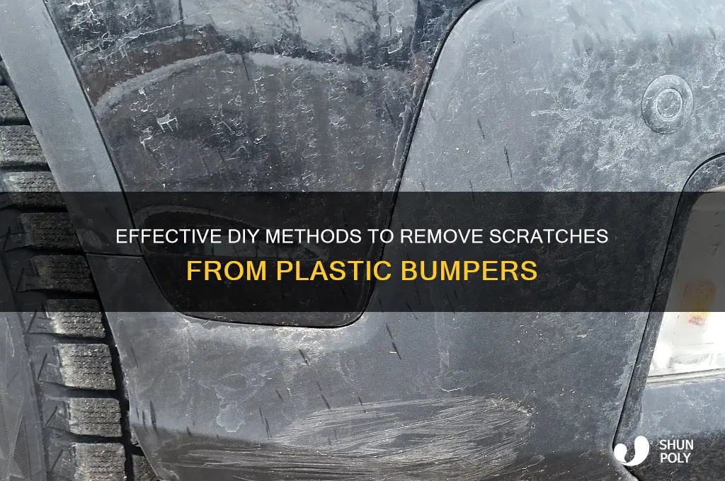 how to get rid of scratches from plastic bumpers