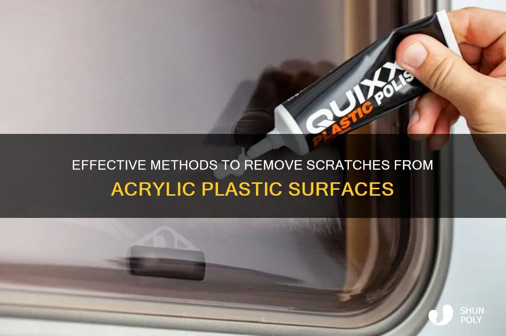 how to get rid of scratches on acrylic plastic