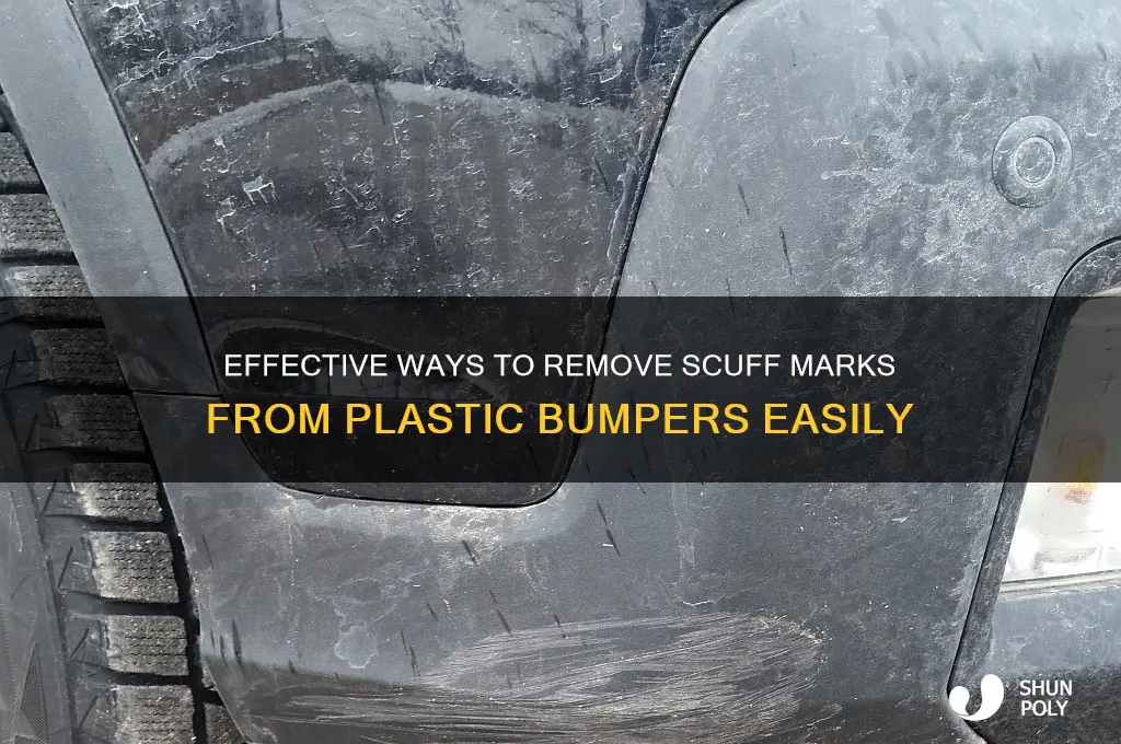 how to get rid of scuff marks on plastic bumper