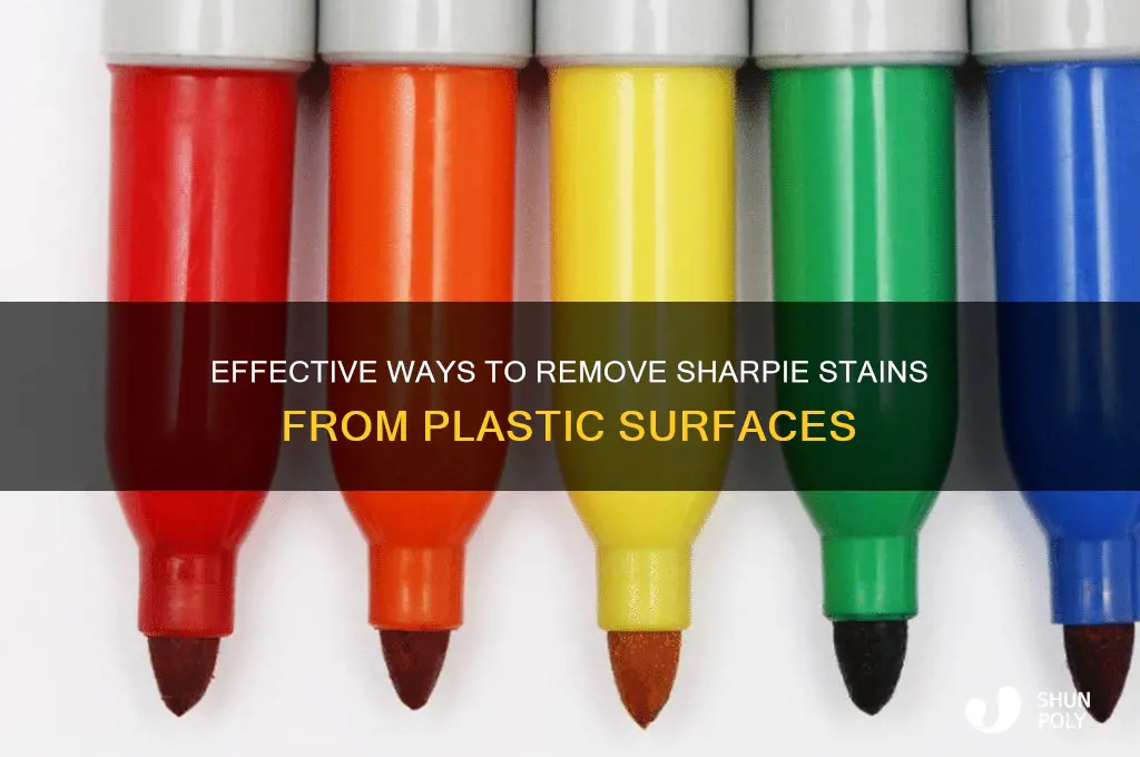 how to get rid of sharpie stains on plastic