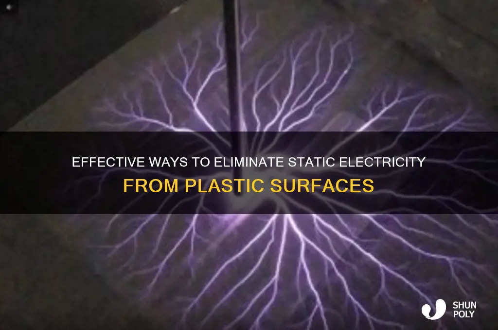 how to get rid of static electricity on plastic
