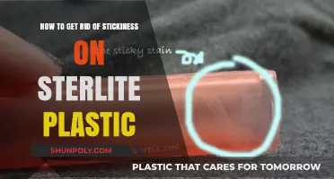 Effective Ways to Remove Stickiness from Sterlite Plastic Containers