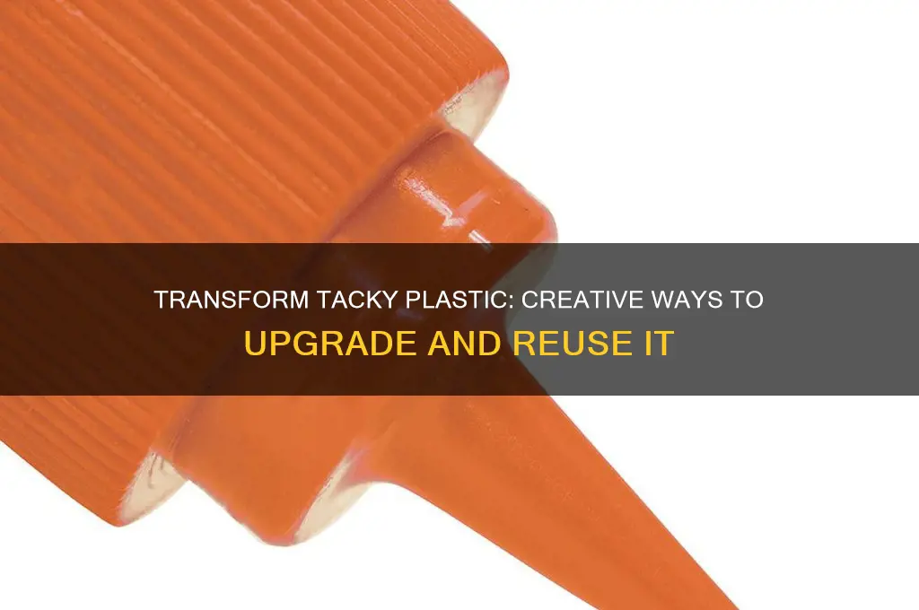 how to get rid of tacky plastic