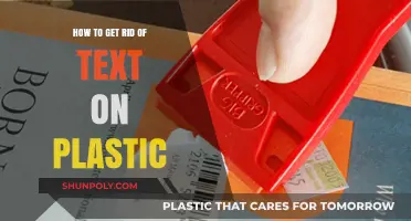 Effective Methods to Remove Text from Plastic Surfaces Easily