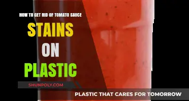 Effective Tips to Remove Tomato Sauce Stains from Plastic Surfaces