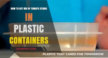 Effective Ways to Remove Tomato Stains from Plastic Containers Easily