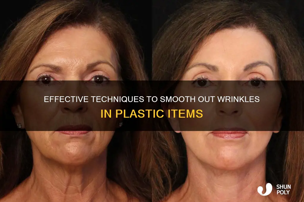 how to get rid of wrinkles in plastic