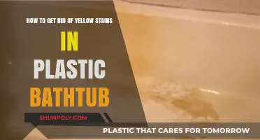 Effective Ways to Remove Yellow Stains from Plastic Bathtubs