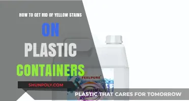 Erase Yellow Stains From Plastic Containers Easily