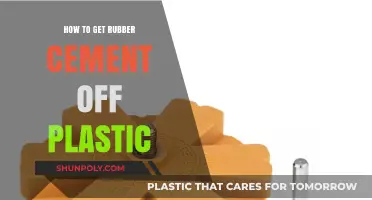 Effective Methods to Remove Rubber Cement from Plastic Surfaces Easily