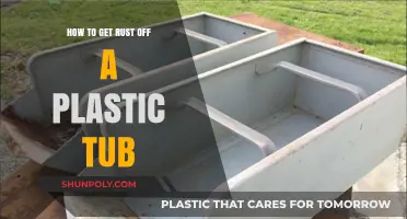 Effective Ways to Remove Rust Stains from Plastic Tubs Easily