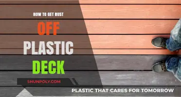 Effective Methods to Remove Rust Stains from Your Plastic Deck