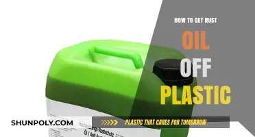 Effective Methods to Remove Rust Oil Stains from Plastic Surfaces