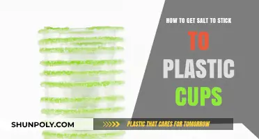 Easy Tips for Getting Salt to Stick to Plastic Cups