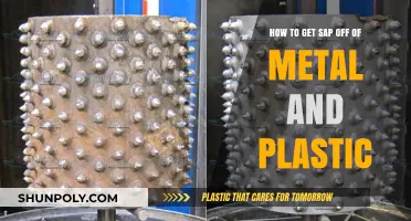 Effective Methods to Remove Sap from Metal and Plastic Surfaces
