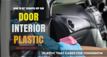 Easy Fixes: Removing Scrapes from Car Door Interior Plastic