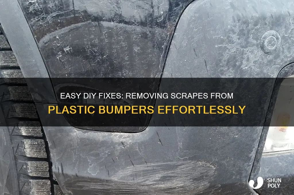 how to get scrapes off of plastic bumper