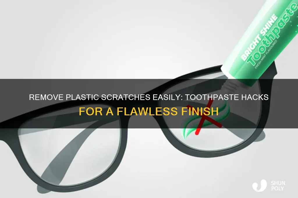 how to get scratches off plastic scratches with toothpaste