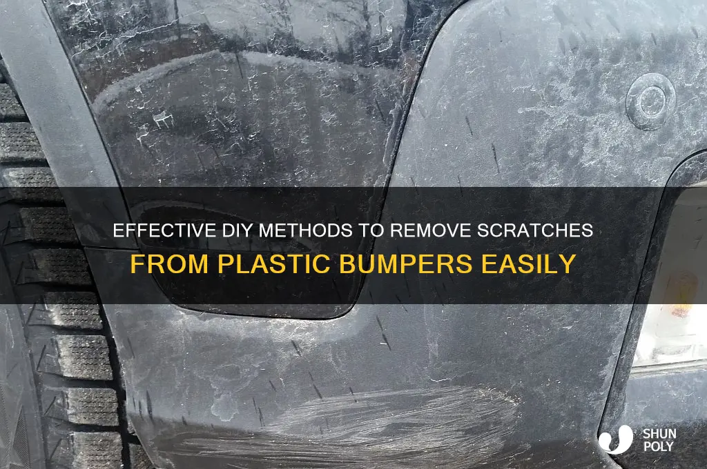 how to get scratches out of a plastic bumper