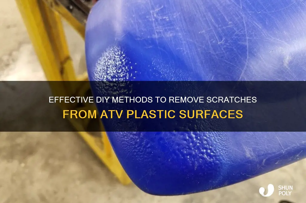 how to get scratches out of atv plastic