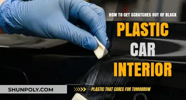 Effective Methods to Remove Scratches from Black Plastic Car Interiors