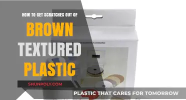 Effective Techniques to Remove Scratches from Brown Textured Plastic Surfaces