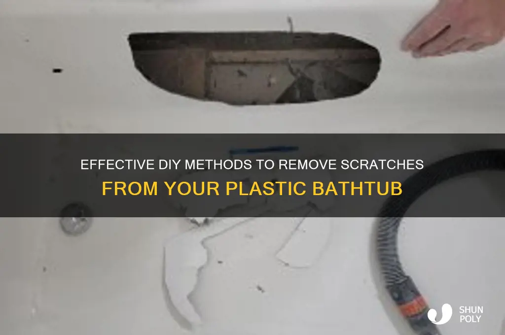 how to get scratches out of plastic bath