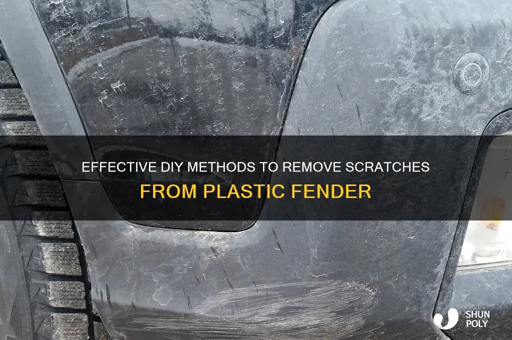 how to get scratches out of plastic fender