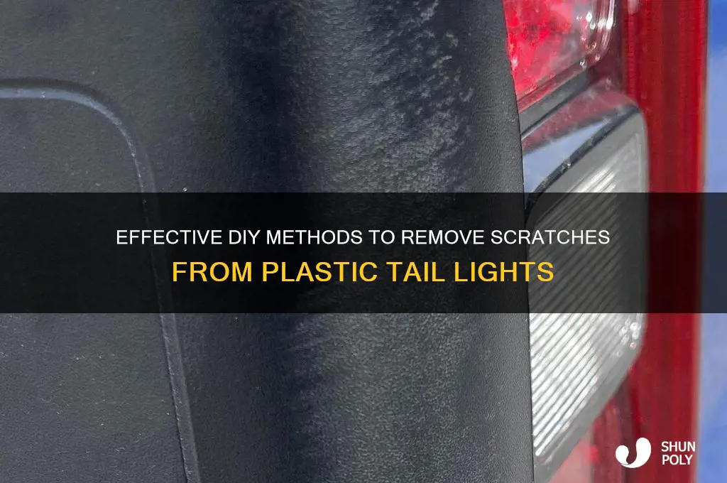 how to get scratches out of plastic tail light
