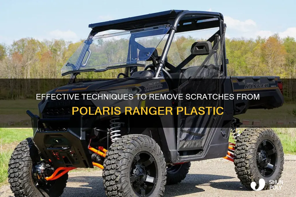 how to get scratches out of polaris ranger plastic