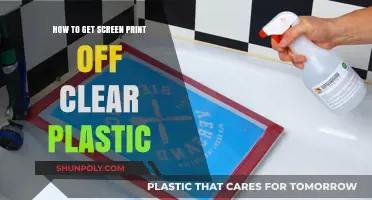 Effective Methods to Remove Screen Print from Clear Plastic Surfaces