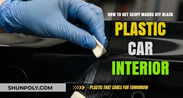 Remove Scuff Marks from Black Plastic Car Interior: Easy DIY Guide