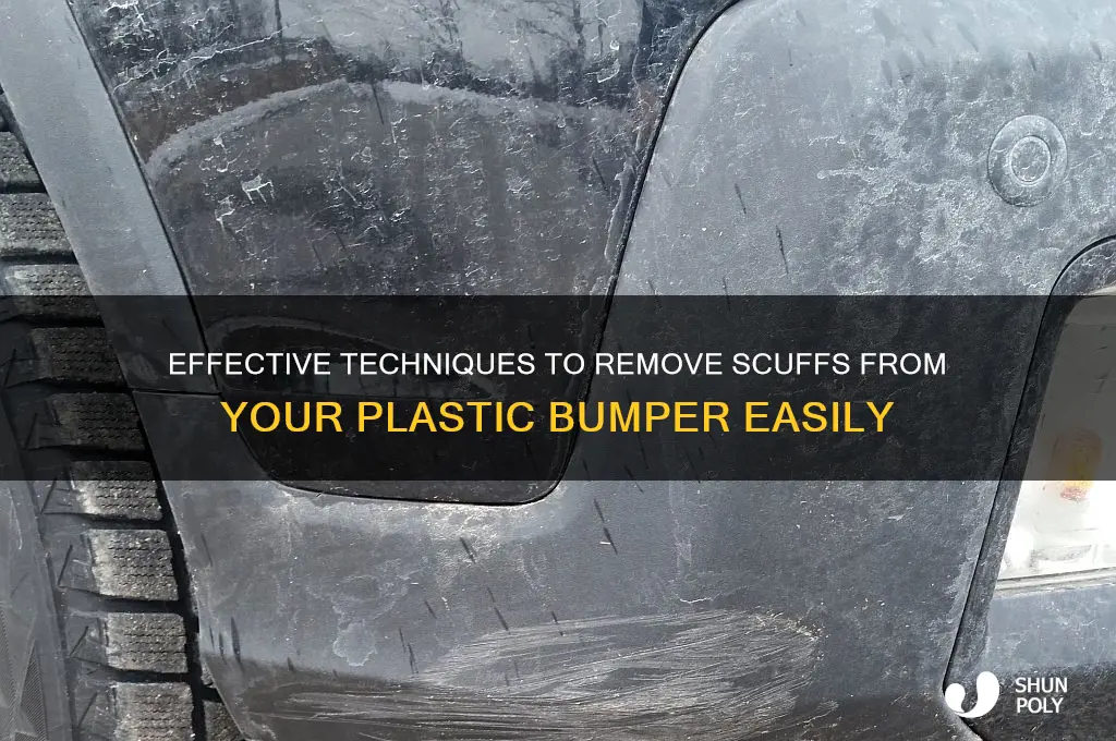 how to get scuffs off plastic bumper
