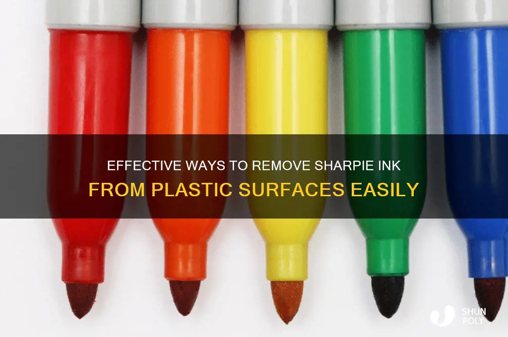 how to get sharpie ink off plastic