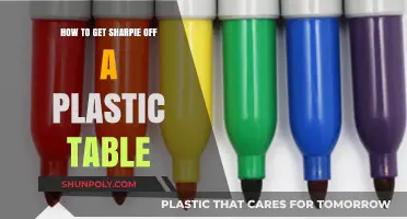 Effective Ways to Remove Sharpie Stains from Plastic Tables