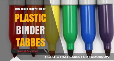 Effective Methods to Remove Sharpie from Plastic Binder Tabs