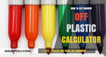 Effective Methods to Remove Sharpie Marks from Plastic Calculators