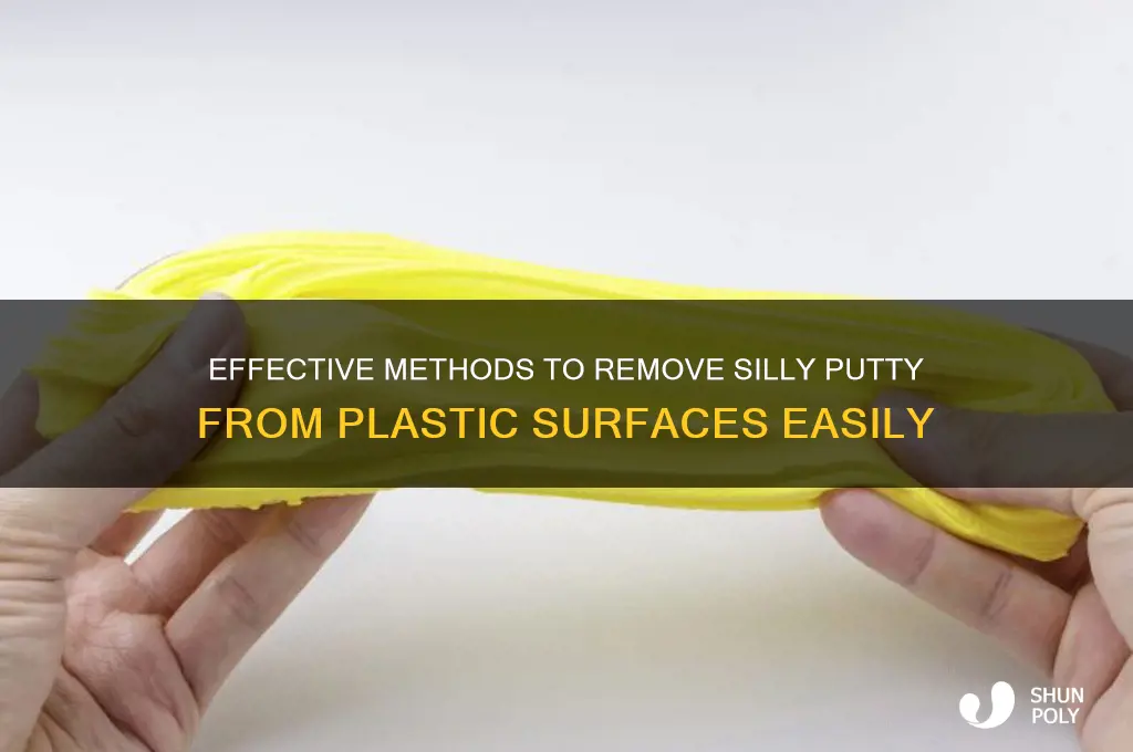 how to get silly putty off of plastic