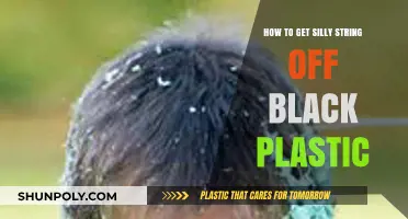 Removing Silly String from Black Plastic: Quick and Easy Tips