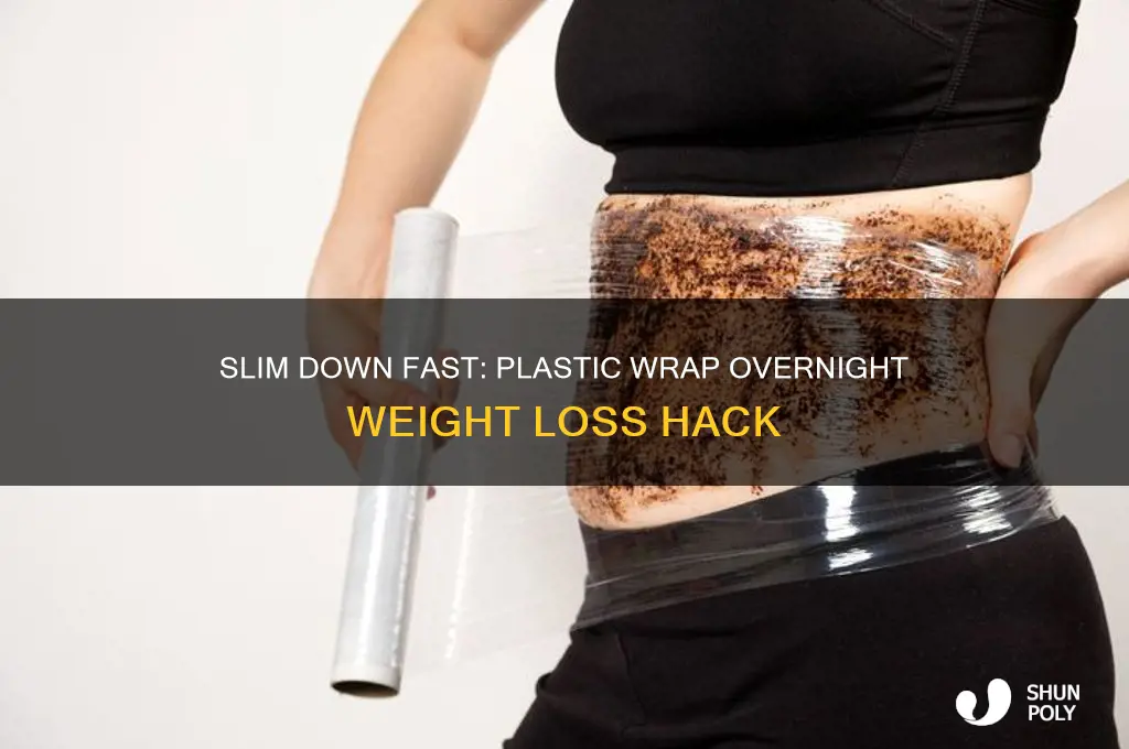 how to get skinny overnight with plastic wrap