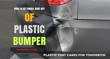 Easy DIY Fix: Removing Small Dents from Plastic Car Bumpers