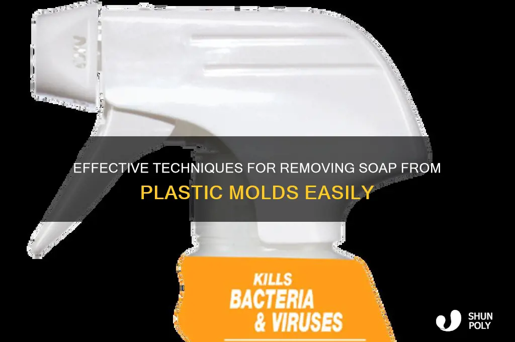 how to get soap out of a plastic mold