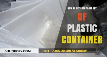 Removing Soap Taste from Plastic Containers: A Quick Guide